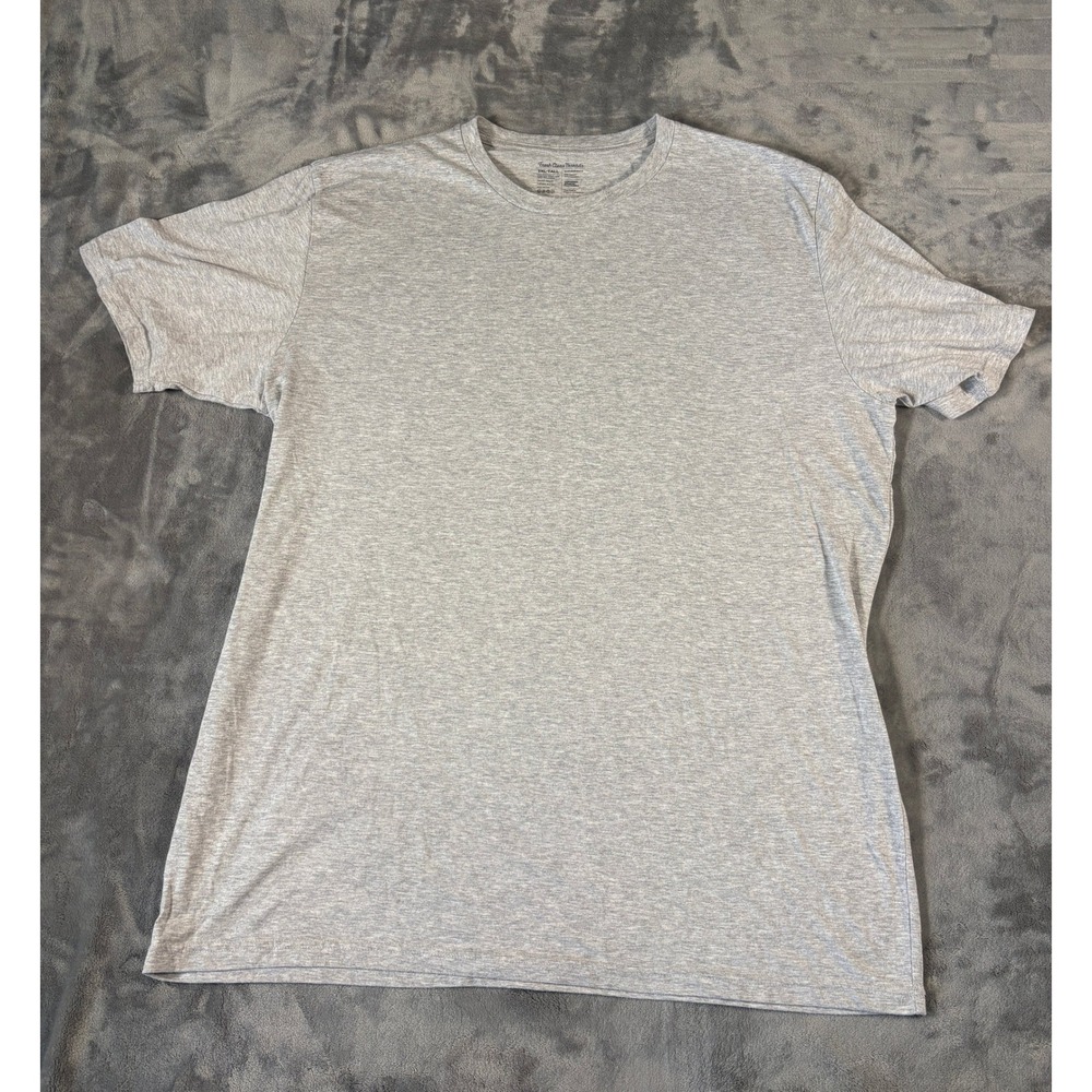 Fresh Clean Threads Mens StratusSoft Crew Neck T Shirt 2XL Tall Heather Gray